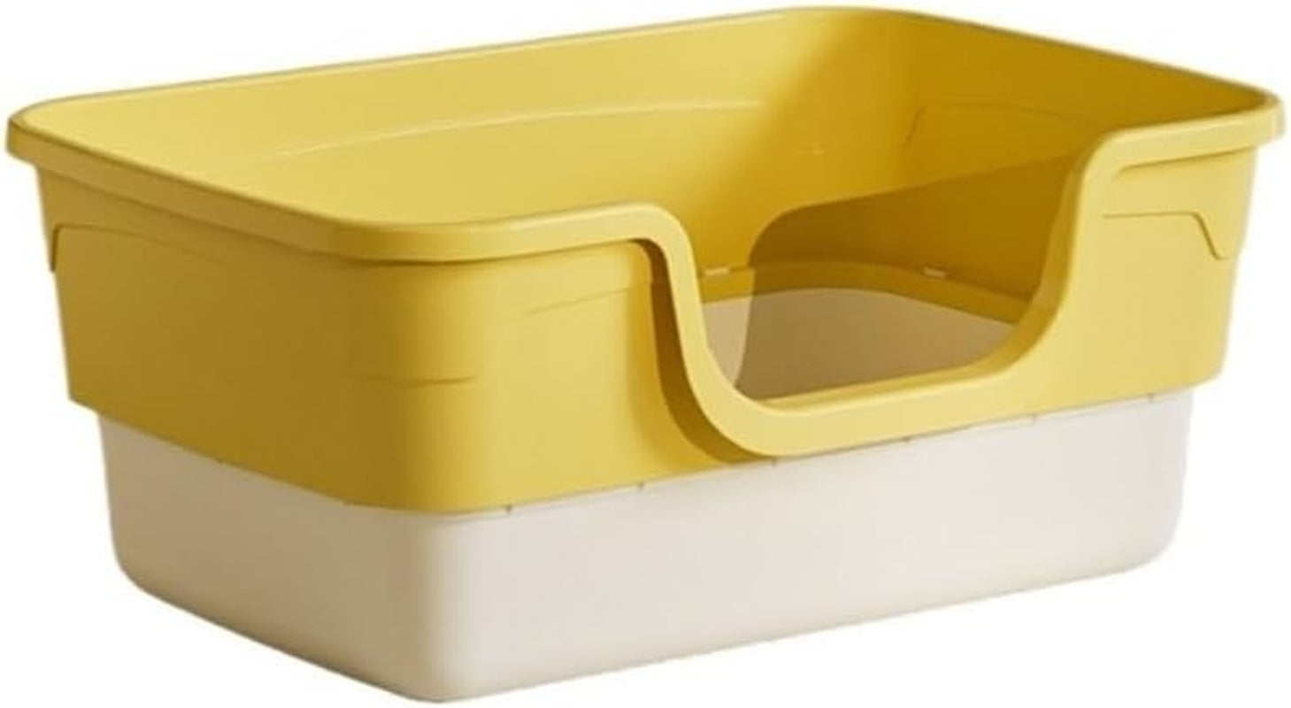 pet-supplies-open-top-cat-litter-box-with-removable-design-thickened-anti-splash-easy-cleangray