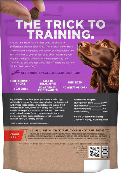 Cloud Star Tricky Trainers Soft & Chewy Dog Treats, Liver, 14 Oz. Pouch2