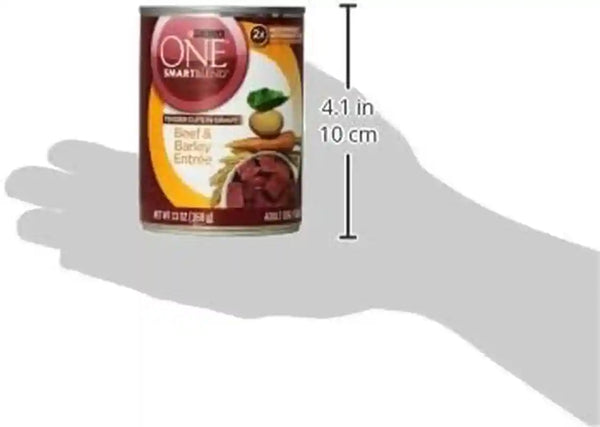 Purina ONE Natural Wet Dog Food Gravy, Tender Cuts in Gravy Beef and Barley Entrée - 13 Ounce (Pack of 12)3