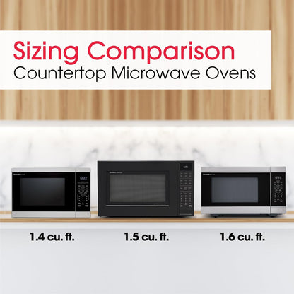 SMC1461KW 1.4 Cu. Ft. 1100W White Countertop Microwave Oven6