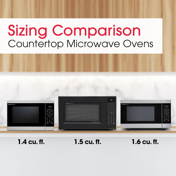 SMC1461KW 1.4 Cu. Ft. 1100W White Countertop Microwave Oven6