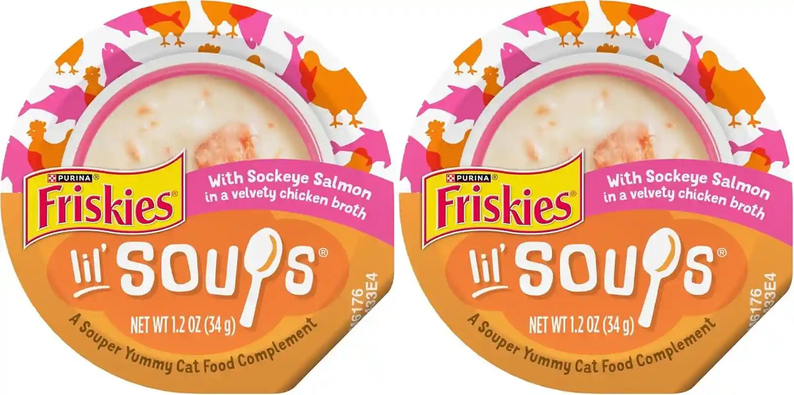 purina-friskies-grain-free-lickable-cat-food-toppers-lil-soups-with-sockeye-salmon-in-chicken-broth-pack-of-8-1-2-oz-cups