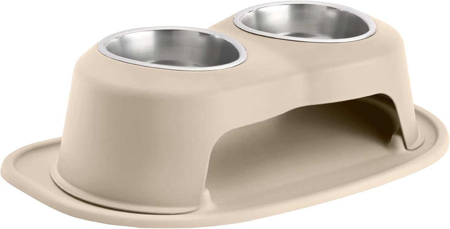 weathertech-double-high-pet-feeding-system-elevated-dog-cat-bowls-8-inch-high-dark-grey-dhc3208dgdg