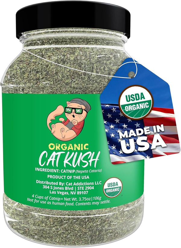 Organic Catnip, Safe Premium Blend Perfect for Cats, Instilled with Maximized Potency Your Kitty Is Sure to Go Crazy for (1 Cup) | Instilled with Maximized Potency Your Kitty Is Guaranteed to Go Crazy For! (1 Cup)6
