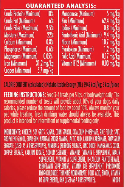 Milk-Bone Soft & Chewy Mini'S Dog Training Treats, 18 Oz Canister | Made with Real Chicken Breast, Small Dog Treats for Training and Rewarding, 18% Protein, Fortified with Vitamins and Minerals7