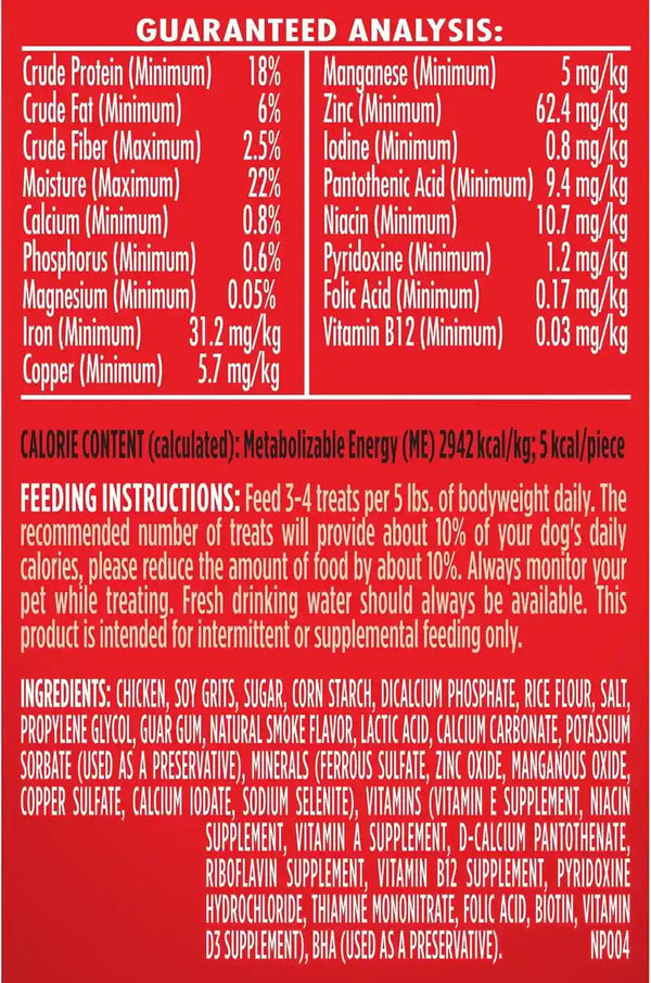 Milk-Bone Soft & Chewy Mini'S Dog Training Treats, 18 Oz Canister | Made with Real Chicken Breast, Small Dog Treats for Training and Rewarding, 18% Protein, Fortified with Vitamins and Minerals7