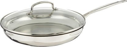 12 Inch Skillet with Glass Cover, Chef'S Classic Collection, 722-30G1