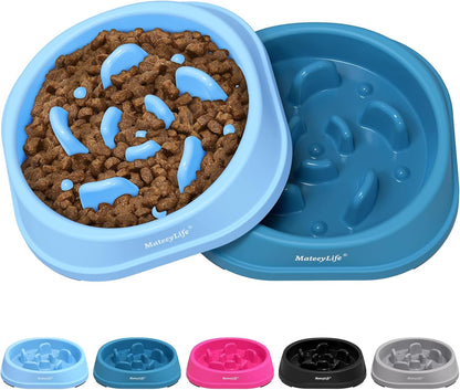 Mateeylife 2-Pack Slow Feeder Dog Bowls, 2 Cups, Dog Puzzle Feeder Bowl | Food-Contact Safe, Dishwasher Safe, Non-Slip Base, Maze Design, for Fast Eaters, for Dogs and Cats, Daily Mealtimes12