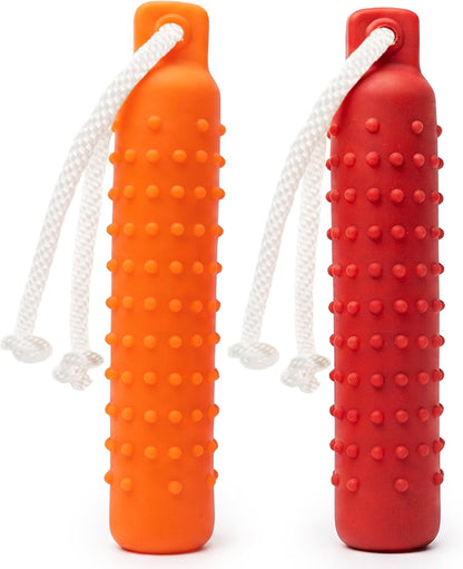 Dog Water Toys, 2 Pack Floating Bumper Fetch Toy Dummy | Interactive Retrieving Training Float Pet Rope Toy for Pool, Lake Outdoor Small Medium Large Dogs1