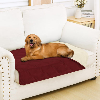 Smiry Waterproof Dog Bed Cover Blanket, Reversible Pet Blanket | Soft Reversible, Washable Leakproof Cats Dogs Couch Cover for Sofa, Couch, Furniture (30X70 Inch)98