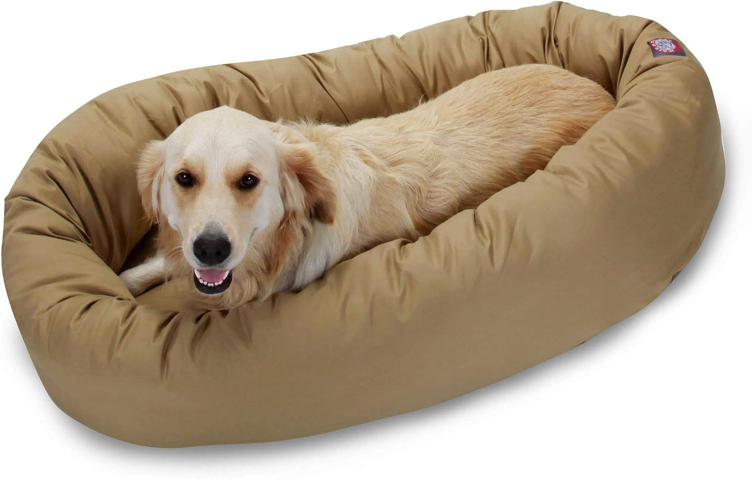majestic-pet-40-inch-bagel-calming-dog-bed-washable-cozy-soft-round-dog-bed-with-spine-support-for-dogs-to-rest-their-head-fluffy-donut-dog-bed-40x29x9-inch-round-pet-bed-large-blue