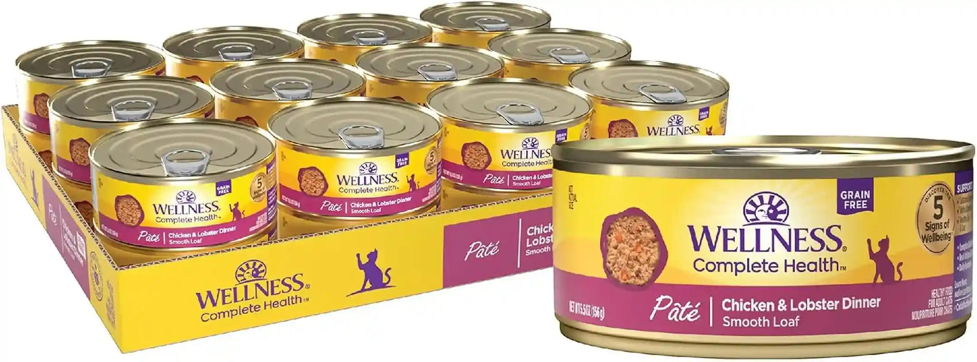 wellness-complete-health-pate-adult-canned-wet-cat-food-natural-protein-rich-grain-free-chicken-entree-recipe-3-oz-pack-of-24-cans