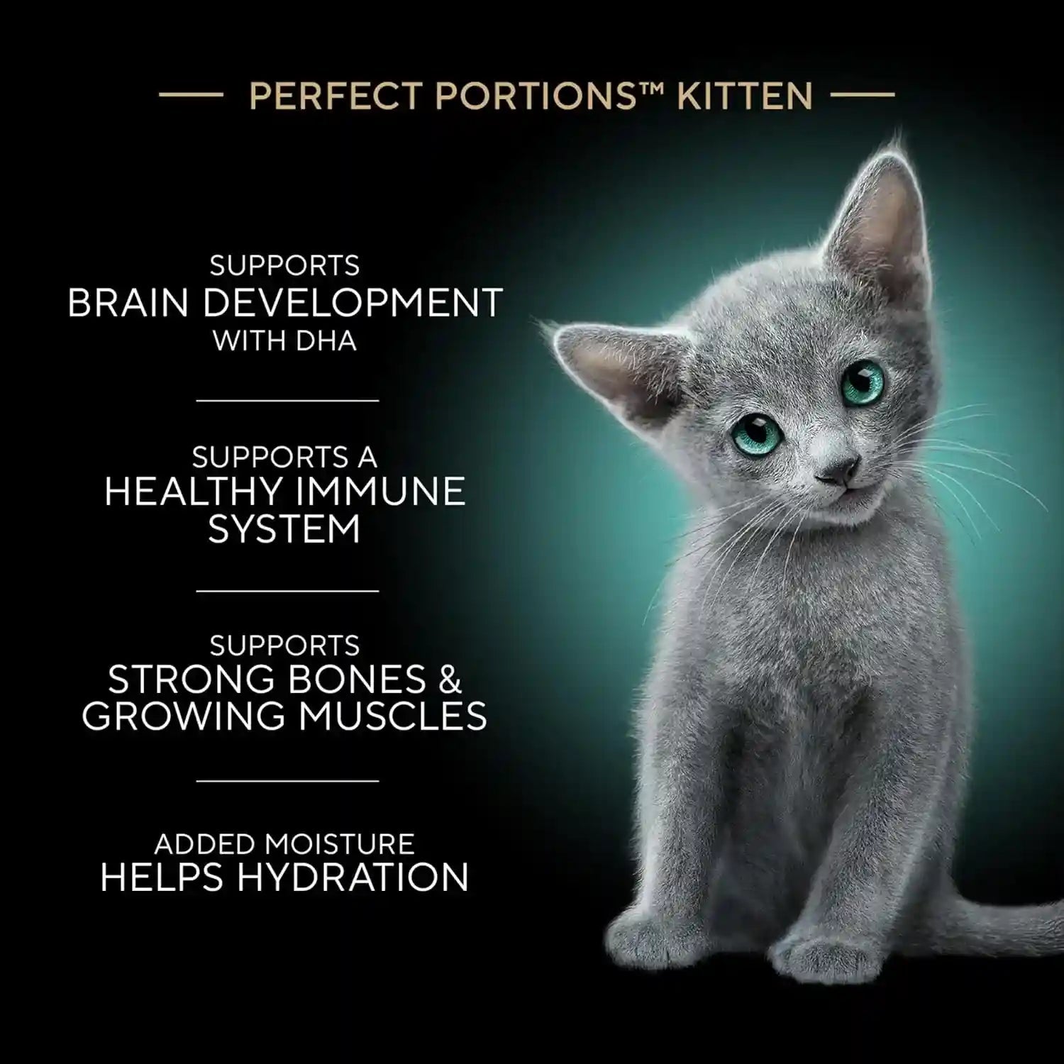 sheba-perfect-portions-kitten-pate-wet-cat-food-multipack-2-6-oz-24-ct-dha-for-brain-development-vitamin-e-for-immunity-real-meat-all-essential-amino-acids-complete-balanced-48-servings