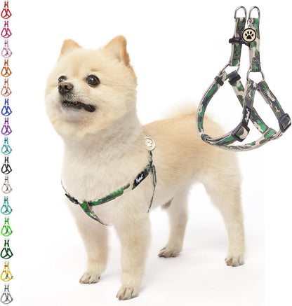 PUPTECK No Pull Dog Harness Soft Adjustable Basic Nylon Step in Puppy Vest Outdoor Walking with ID Tag11
