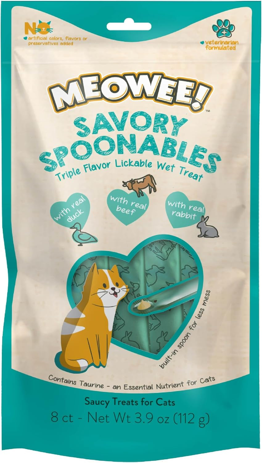 meowee-savory-spoonables-variety-pack-12-count-tube-triple-flavor-squeezable-lickable-wet-treats-for-cats-with-built-in-spoon-for-less-mess