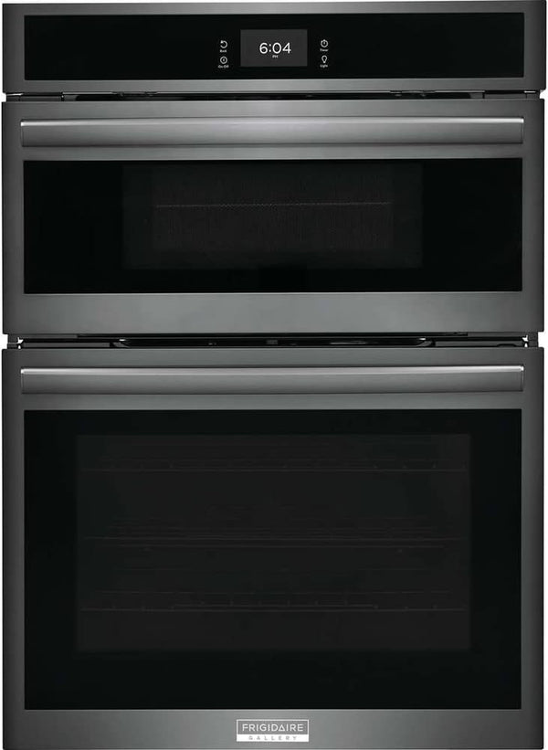 Gallery 30 in Electric Built-In Wall Oven & Microwave Combination W/Total Convection, Smudgeproof Black Stainless Steel1