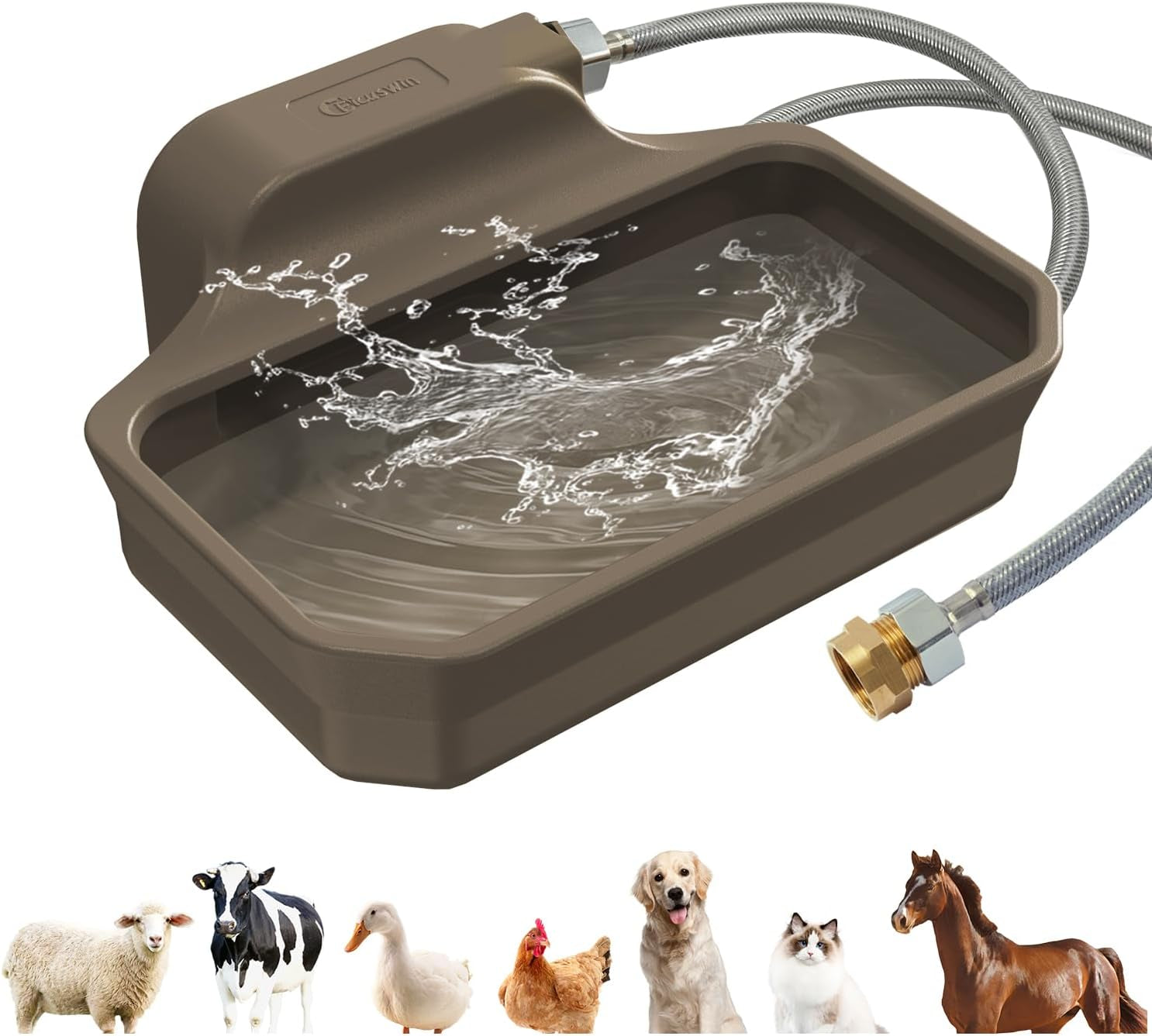 ficuswin-135oz-automatic-water-dispenser-for-large-dogs-patented-outdoor-dog-water-bowl-dispenser-automatic-dog-feeder-fit-3-4-ght-faucet-dog-waterer-include-water-hose-extra-large-drinking-area