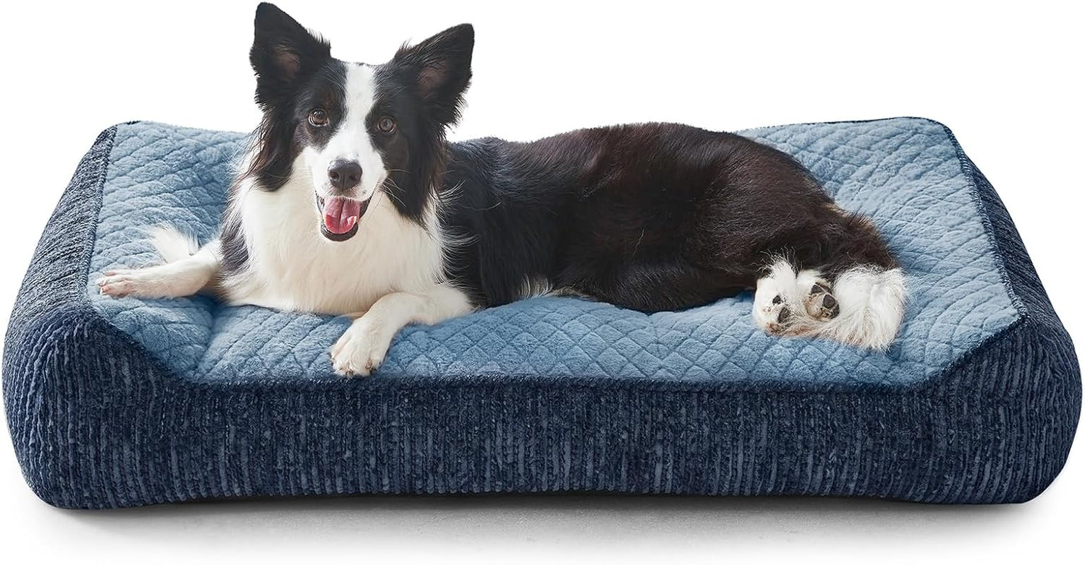 joejoy-xl-orthopedic-dog-bed-for-large-dogs-extra-thick-foam-pet-bed-sofa-bolster-sides-large-sized-dog-couch-bed-with-removable-washable-cover-non-slip-bottom-grey-42x30