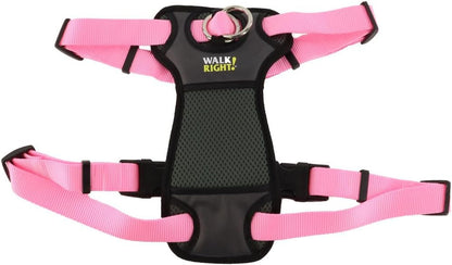Coastal Pet Walk Right Front-Connect No-Pull Padded Dog Harness - Adjustable & Comfortable Dog Harness - Small & Large Breed Fit - Quality Pet Supplies - Black, LRG (26"-38")11