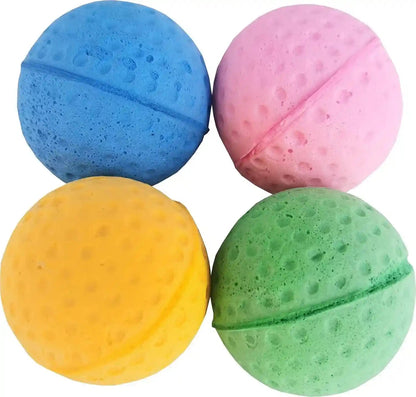 Cat Foam Ball Cat Sponge Ball Toy Soccer Toy (12Pack)7