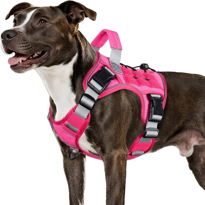 WINGOIN Tactical Dog Harness for Large Dogs, Heavy Duty No Pull Dog Harness with Handle, Adjustable Reflective Military K9 German Shepherd Big Size Dog Vest for Walking, Training, Hunting, Green (L) | with Handle,Adjustable Reflective,Green Military K9 Style,Big Size Dog Vest,For German Shepherd,For Walking Training Hunting6