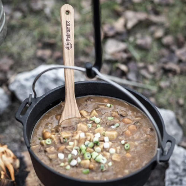 Cast Iron Dutch Oven for Cooking or Baking Outdoors over a Campfire or in the Home Kitchen, Pre-Seasoned Cookware Conducts Heat Evenly, Flat Base6