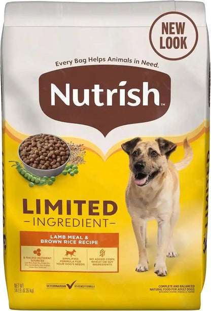 Nutrish Limited Ingredient Dry Dog Food, 28 Lb. Bag, (Rachael Ray)13