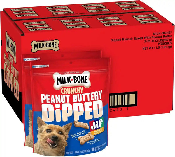 Milk-Bone Soft & Chewy Peanut Buttery Bites, 4.5 Oz. Bag | Soft Dog Treats with Jif Peanut Butter19