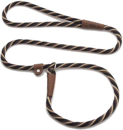 Mendota Pet Slip Leash - Dog Lead and Collar Combo - Made in the USA - Mocha, 3/8 in X 6 Ft - for Small/Medium Breeds1