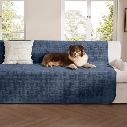 Bedsure Waterproof Couch Cover for Dogs Washable - Waterproof Blanket for Large Dogs Couch Sofa Bed Cozy, Lightweight Furniture Protector for Pet Cat Quick Drying, Ash Grey, 52X82In20