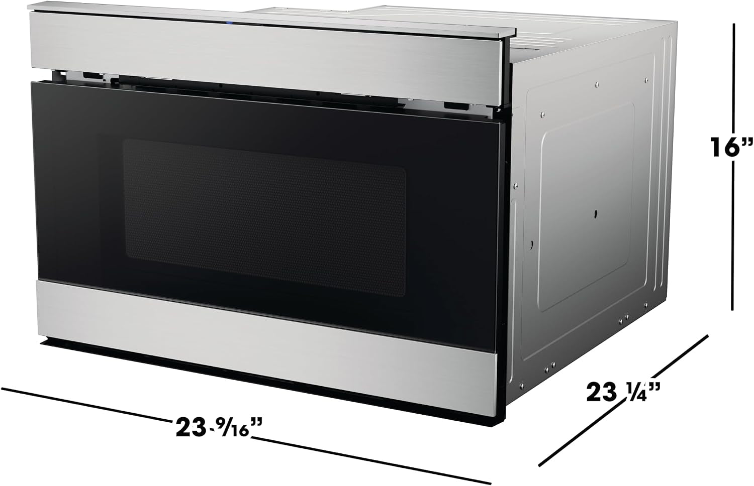 sharp-smd2489es-24-in-1-2-cu-ft-built-in-smart-microwave-drawer-oven-easy-wave-open-concealed-glass-touch-control-panel-works-with-alexa-certified-edge-to-edge-black-glass-stainless