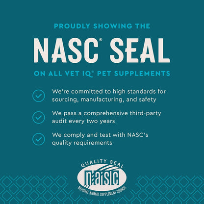 Vetiq Advanced Hip & Joint Chews, 60 Ct Chicken Flavor, Glucosamine for Dogs, Hip and Joint Supplement with Omega 3, Chondroitin, MSM, Green Lipped Mussel, Increases Mobility, Maintains Muscles | Increases Mobility & Maintains Muscle; Glucosamine, Chondroitin, MSM & Omega-3; Green Lipped Mussel; Chicken Flavor6