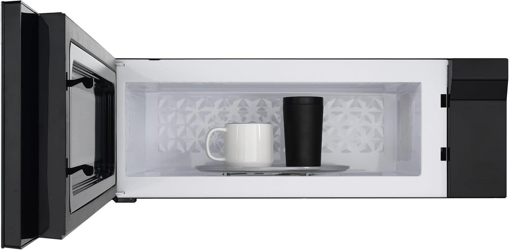 ge-profile-30-over-the-range-low-profile-microwave-1-2-cu-ft-1000-watts-400-cfm-hood-vent-led-lighting-auto-defrost-installer-friendly-black-uvm9125dybb