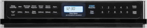 Sharp KB6524PSY 24 In. 1.2 Cu. Ft. Built-In Microwave Drawer Oven | 1.2 Cubic Feet, 950 Watt, Angled Touch Control Panel6