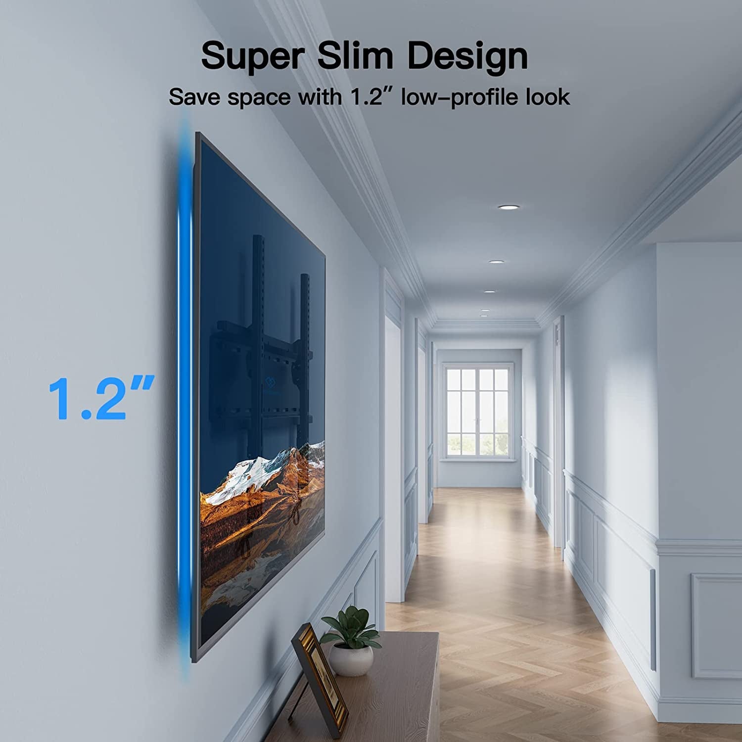 tilting-tv-wall-mount-bracket-low-profile-for-most-23-60-inch-led-lcd-oled-plasma-flat-screen-tvs-with-vesa-400x400mm-weight-up-to-115lbs-fits-16-wood-stud