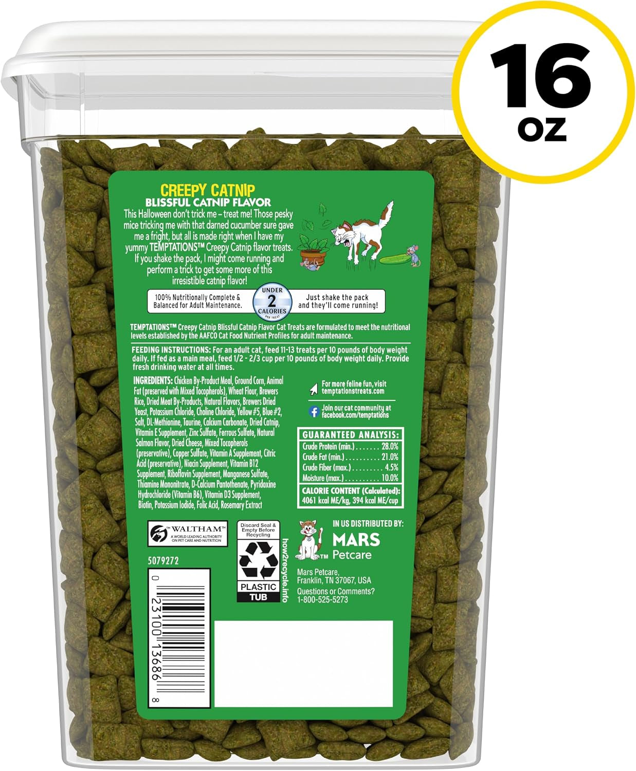 temptations-classic-crunchy-and-soft-cat-treats-creepy-catnip-16-oz-under-2-calories-per-treat-100-complete-balanced-for-adult-cats-resealable-stay-fresh-tub-use-as-snack-meal-or-topper