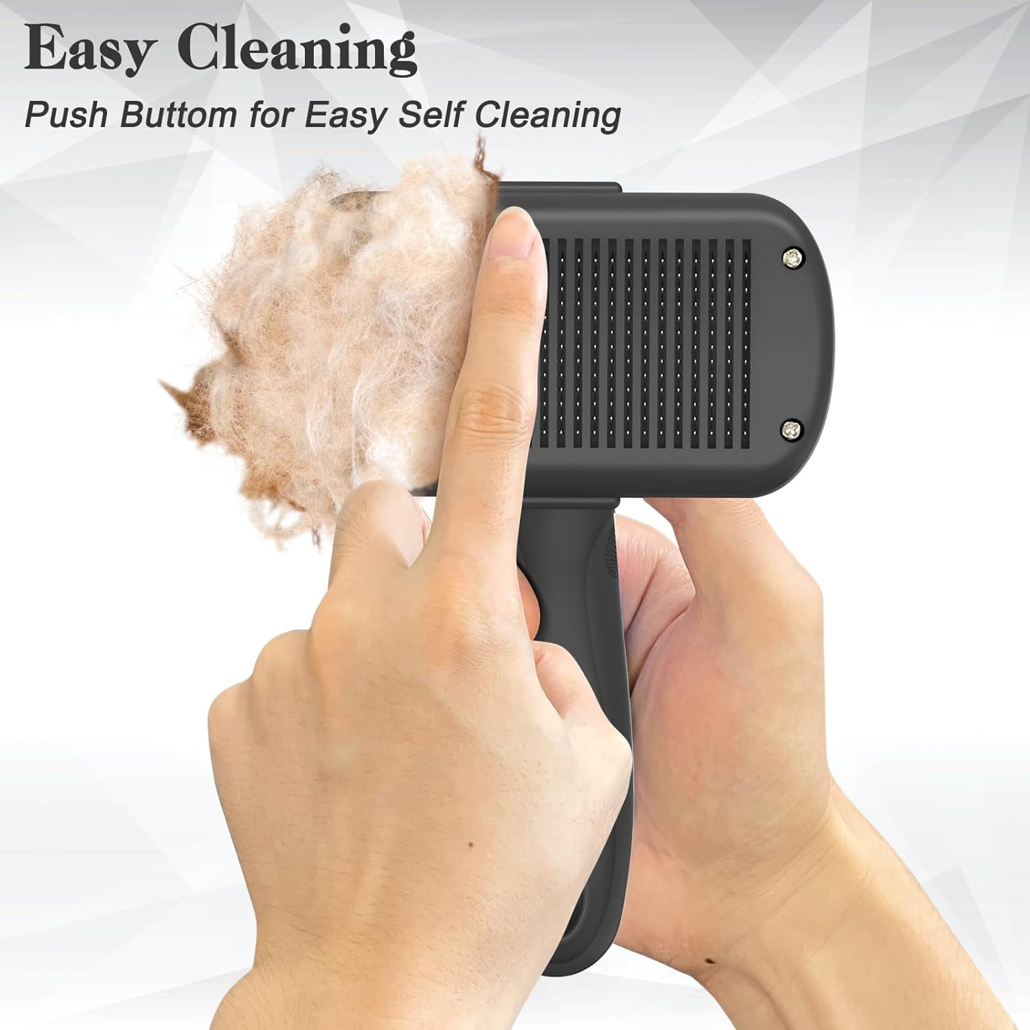 dipoo-self-cleaning-shedding-brush-skin-friendly-grooming-tool-for-dogs-cats-and-puppies-deshedding-and-hair-removal-for-long-and-short-haired-pets-black