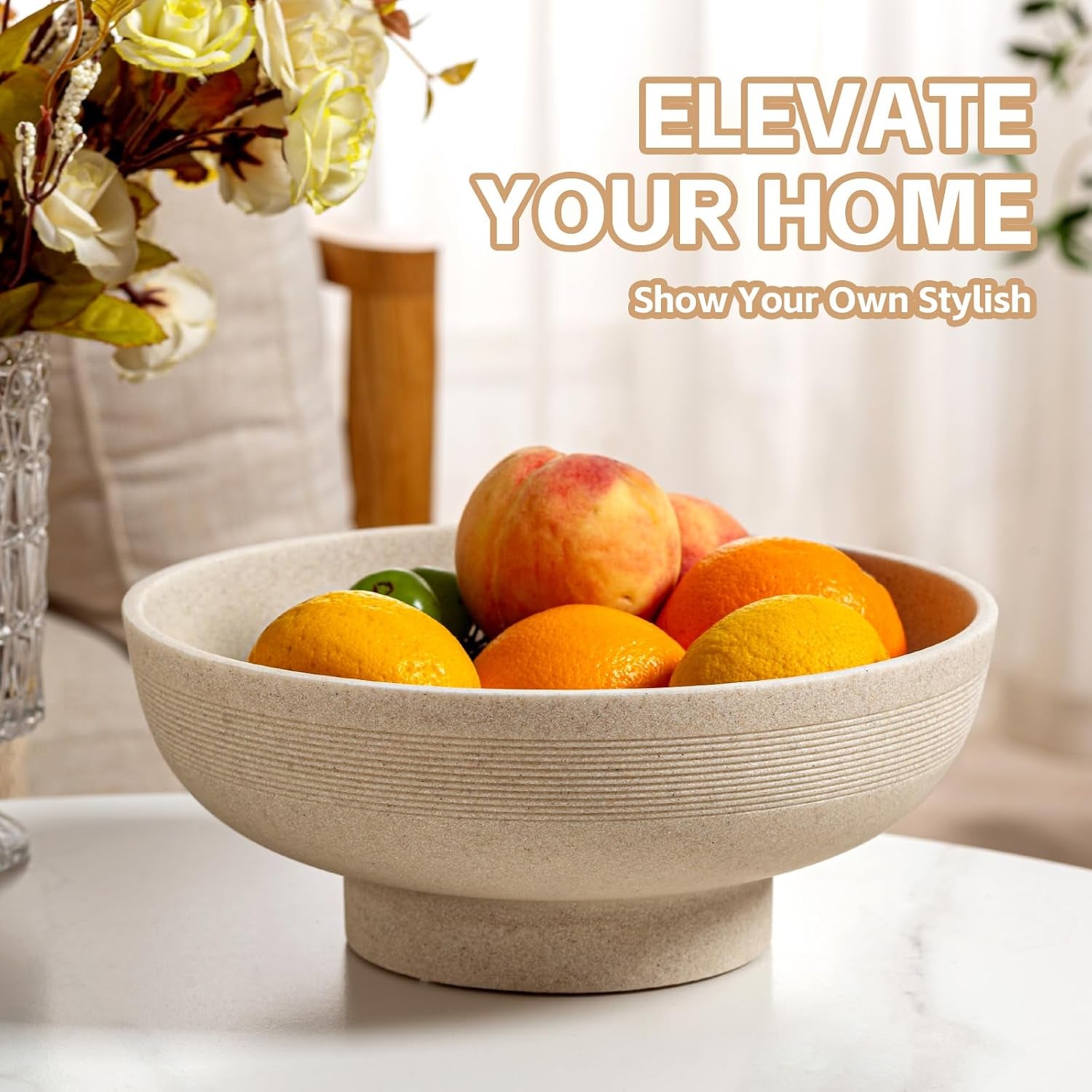 large-decorative-fruit-bowl-10-43-modern-snack-candy-bowl-beige-sandstone-look-minimalist-for-kitchen-counter-dining-room-table-centerpiece-decor-entryway-home-office-hotel-cafe-bar
