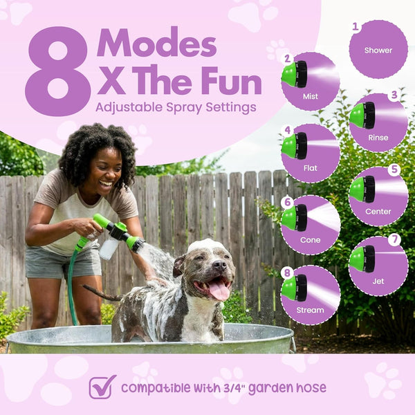 Girl with the Dogs Soap & Shampoo Dispenser for Pet Wash and Garden Hose Sprayer Nozzle5