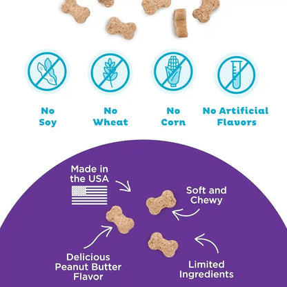 Outward Hound by Nina Ottosson Puzzle Bitez USA Made Dog Treats, Peanut Butter Flavor, Bite-Sized Training Reward and Interactive Puzzle Toy Treats, 7.5Oz3