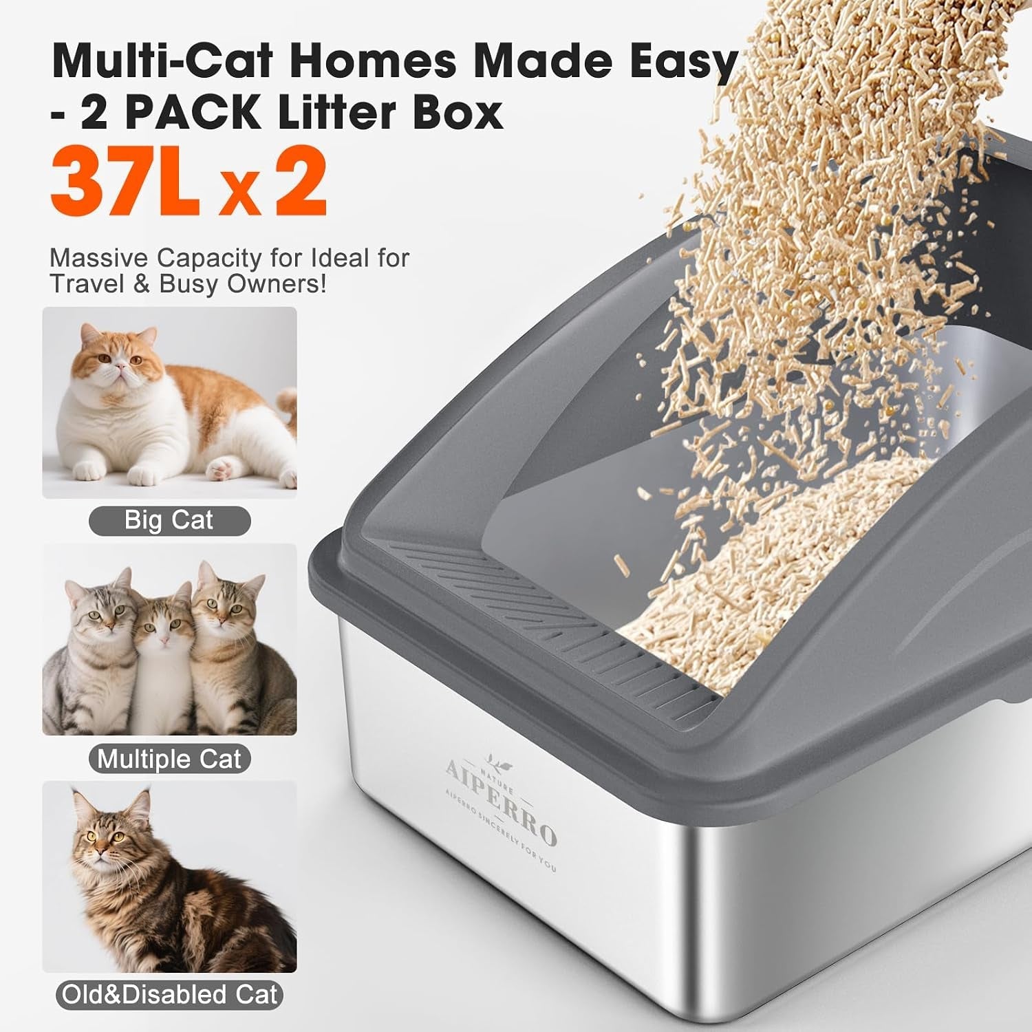 2-pack-stainless-steel-litter-box-xl-enclosed-cat-litter-boxes-with-lid-for-big-cats-and-multi-cats-high-sided-anti-urine-leakage-non-stick-bottom-dark-gray