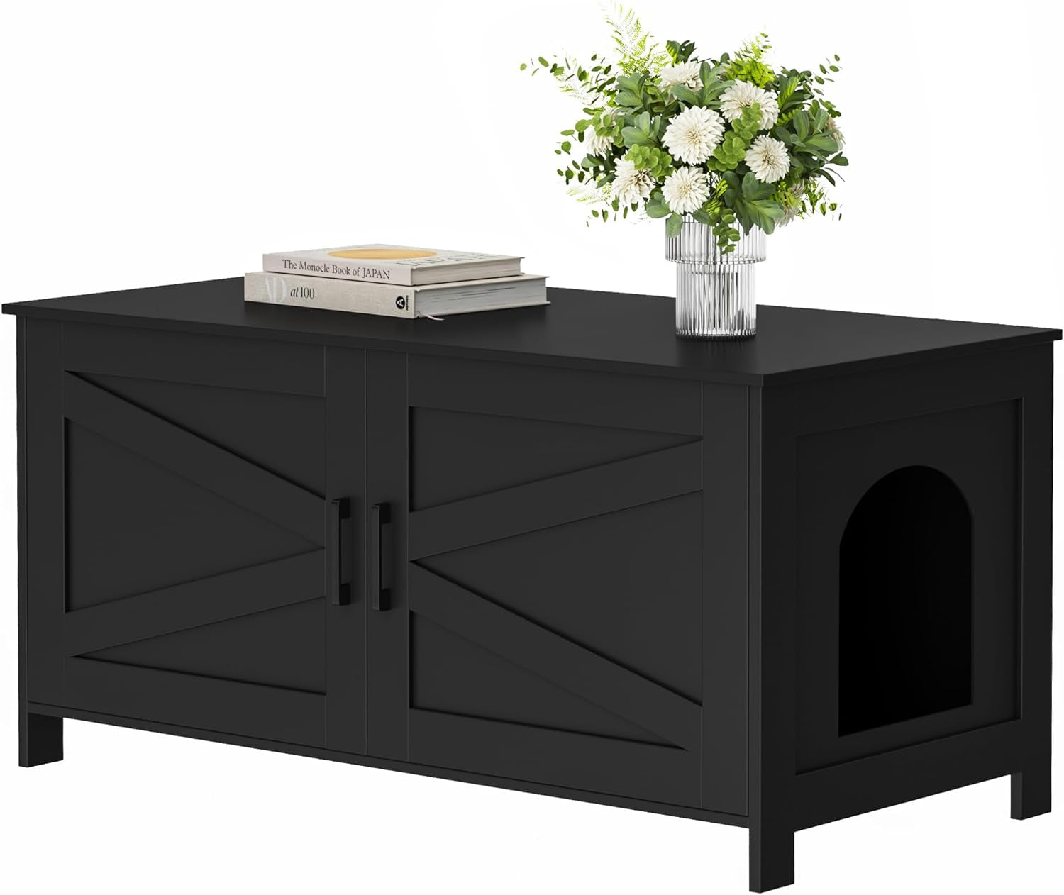 homhedy-39-4-l-cat-litter-box-enclosure-with-barn-door-black-wooden-cat-washroom-furniture-cat-house-pet-storage-cabinet-dog-proof-fit-most-of-litter-box-farmhouse-style
