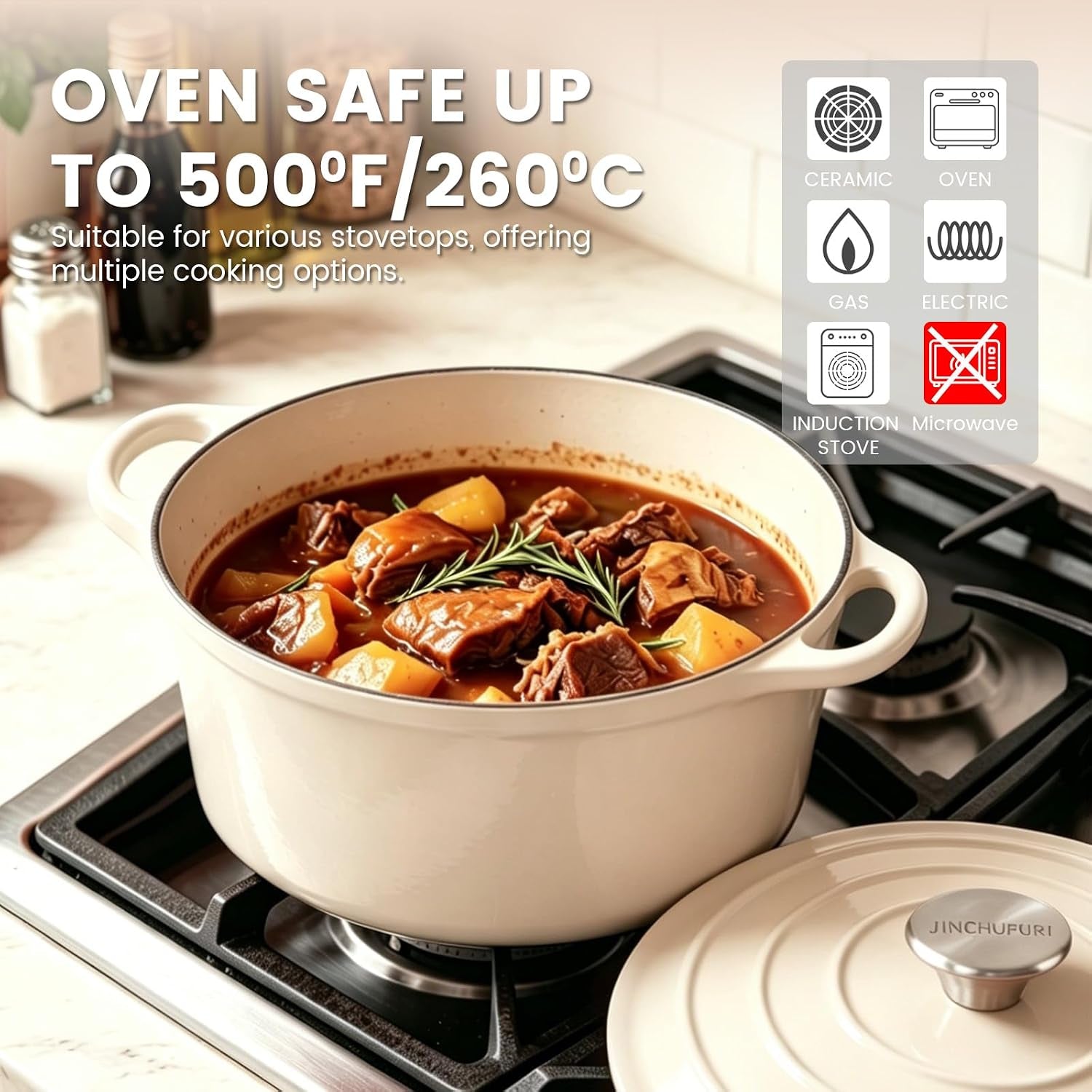 5-qt-enameled-cast-iron-dutch-oven-with-lid-cream-for-sourdough-bread-baking-oven-safe-to-500-f-works-on-all-stovetops-serves-4-6