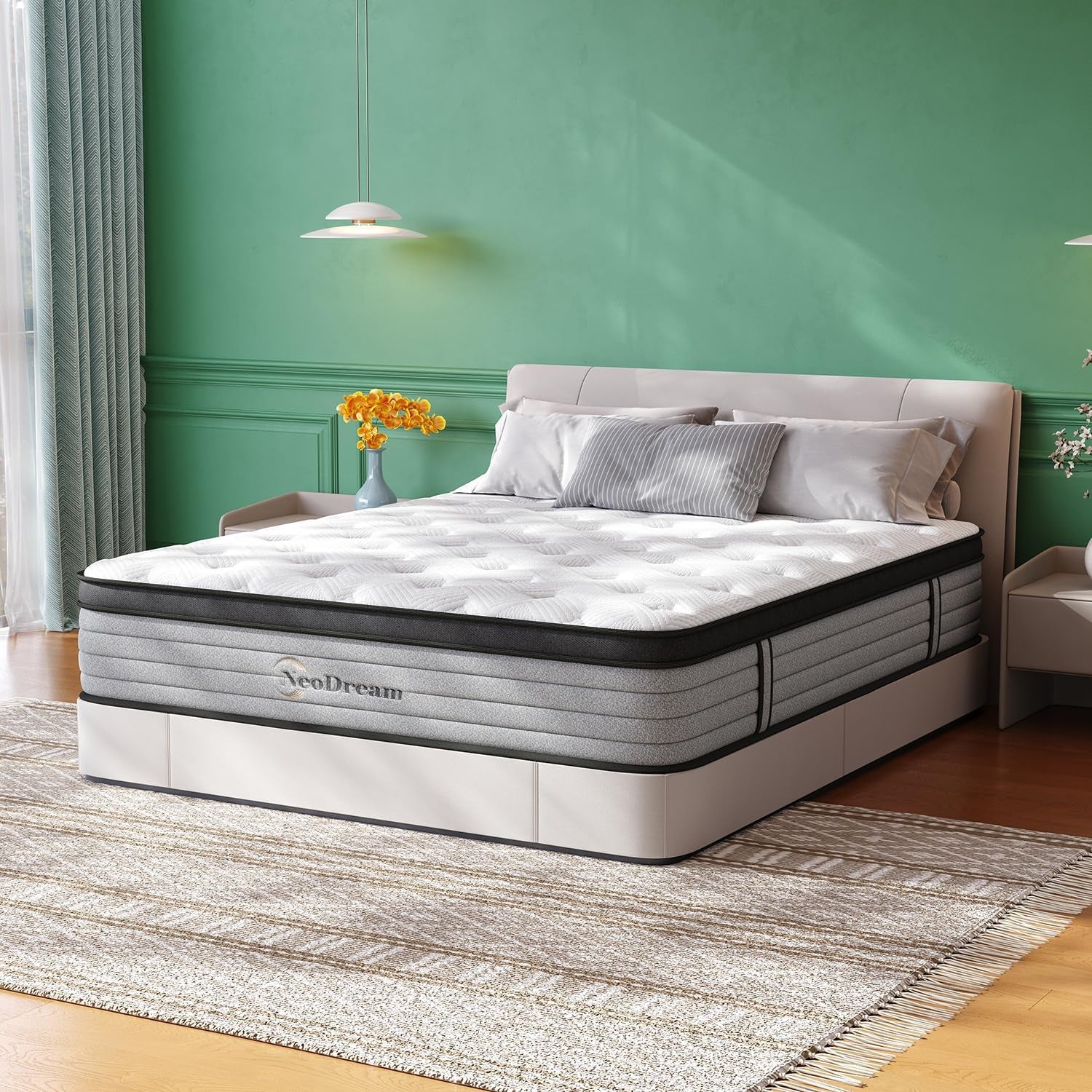 queen-mattress-12-inch-hybrid-matress-with-memory-foam-individual-pocket-springs-queen-size-mattress-in-a-box-pressure-relief-edge-support-motion-isolation