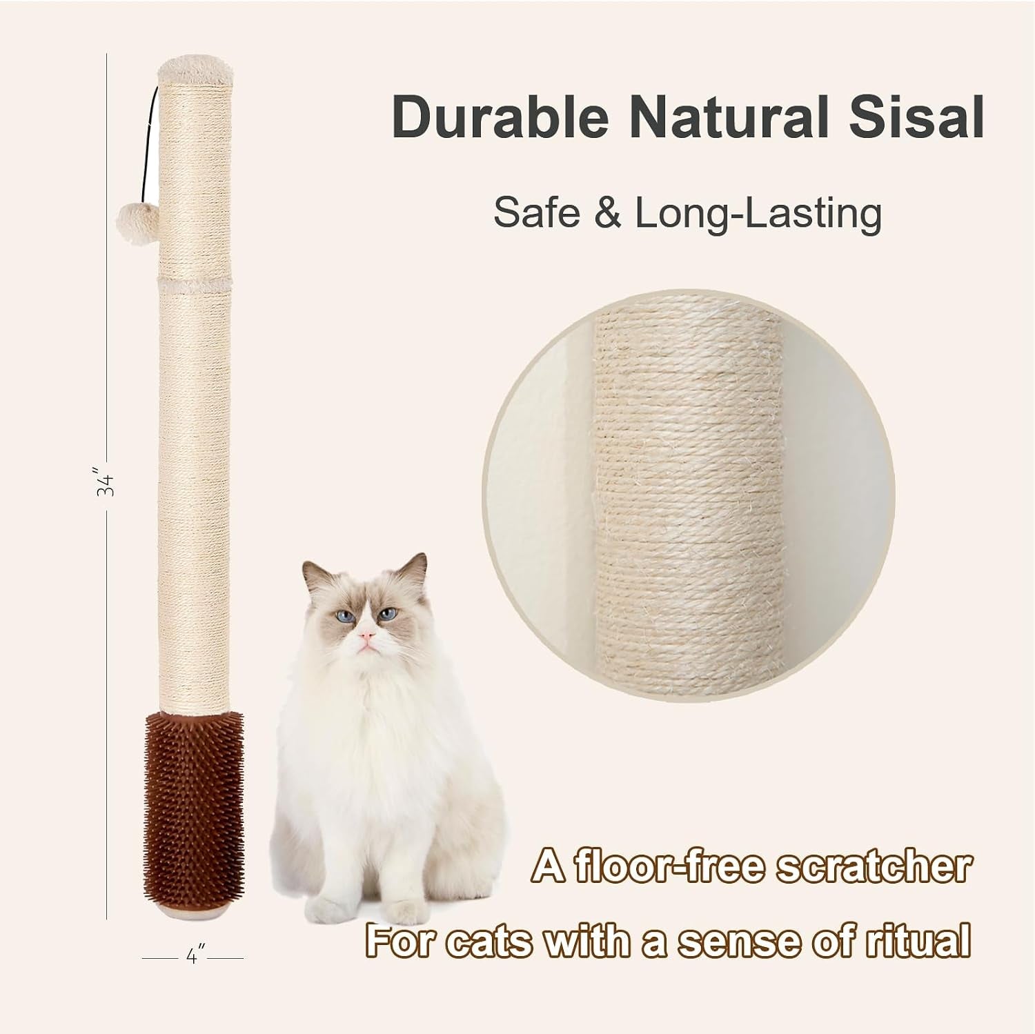 wall-mounted-cat-scratcher-34-extra-tall-vertical-sisal-scratching-post-for-large-cats-space-saving-wall-cat-scratcher-with-self-grooming-brush-hanging-ball-beige