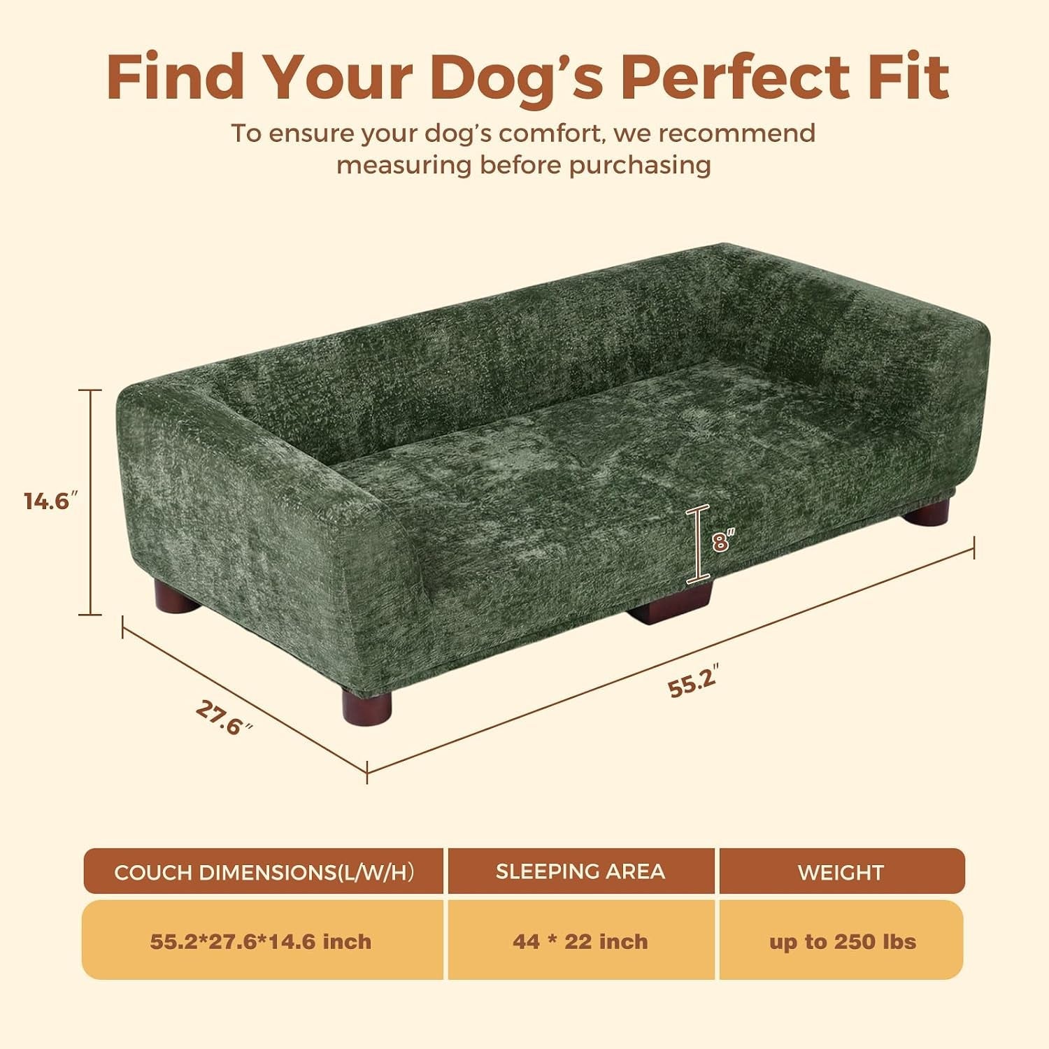 dog-couch-sofa-for-large-extra-large-dogs-elevated-pet-bed-with-legs-button-tufted-chenille-dog-couch-with-backrest-and-armrests-modern-indoor-dog-furnituregreen-xxl-55-x-28-x-15
