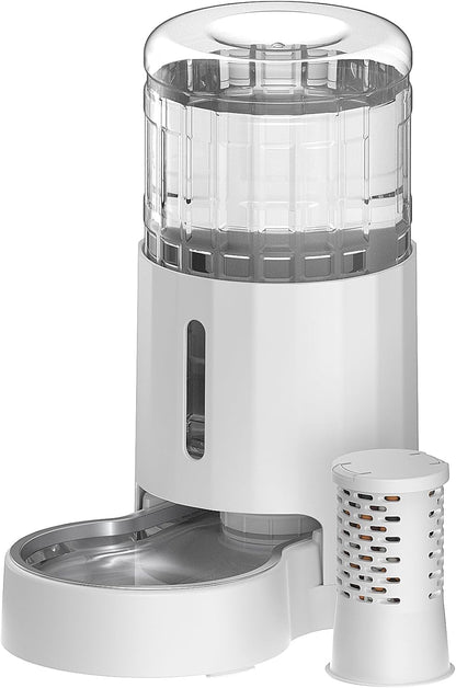 CZPET Dog Water Bowl Dispenser 5L, Wider Mouth Gravity Refilling (Black) | Automatic Cat Waterer with Removable Stainless Steel Bowl, Upgraded Brush, Easy Cleaning, Large Drinking Area for Multi-Pet15