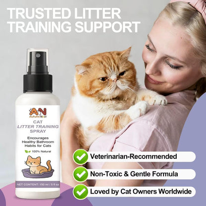 Cat Litter Training Spray – 150Ml Natural Attractant for Cats & Kittens – Helps Guide Proper Litter Box Use – Indoor Toilet Training Aid8
