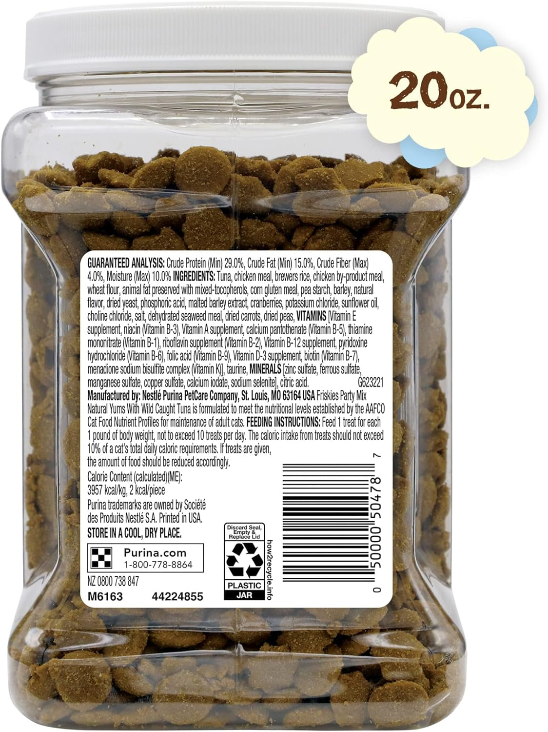 purina-friskies-natural-cat-treats-party-mix-natural-yums-with-wild-caught-tuna-and-added-vitamins-minerals-and-nutrients-20-oz-canister