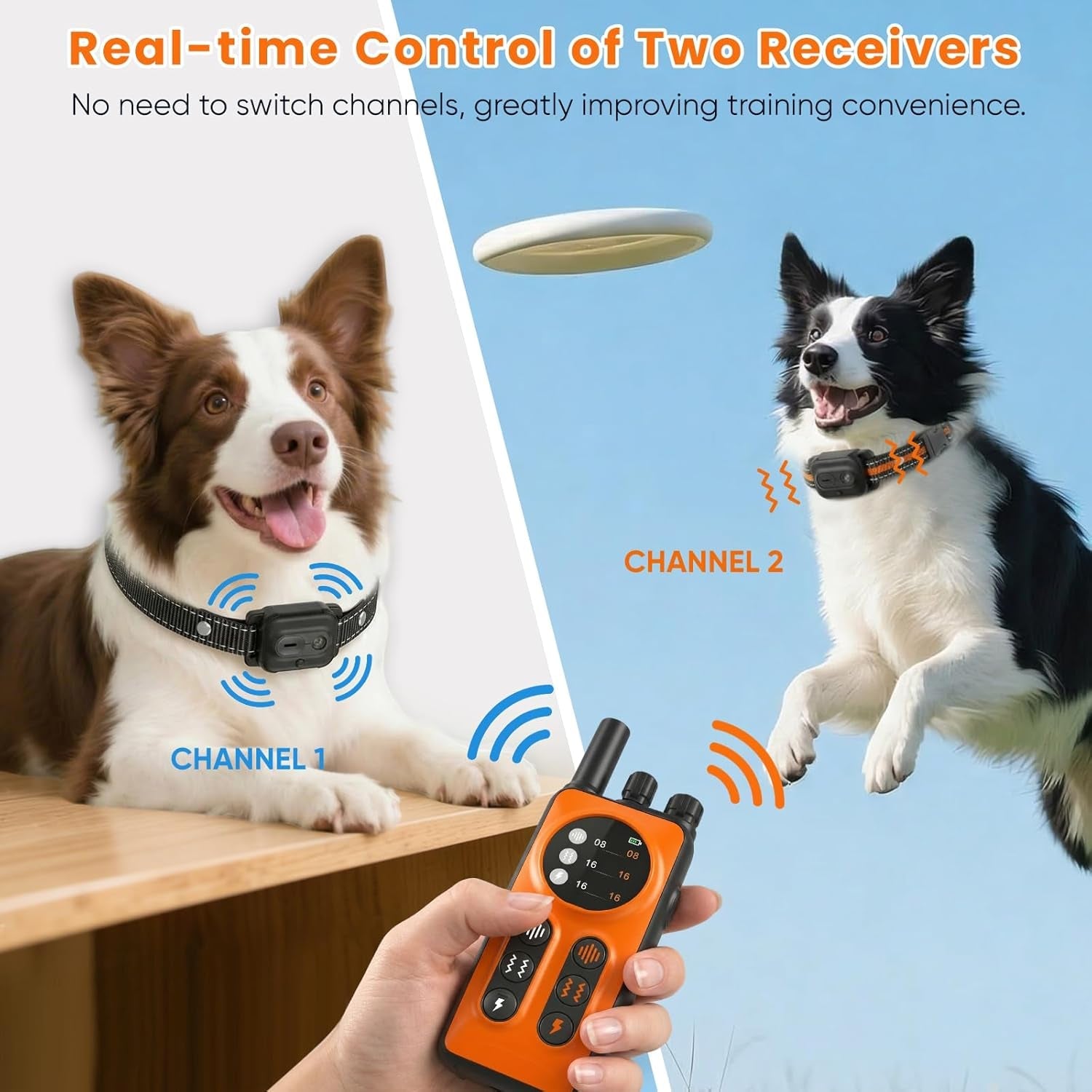 dog-shock-collar-2-dogs-3300ft-dog-training-collar-with-remote-real-time-dual-channel-remote-with-3-training-modes-beep-vibration-safety-shock-light-fits-8-120-lbs-all-breeds-sizes-orange